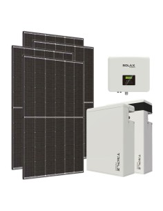 Monofase: vendita all'ingrosso Kit fotovoltaico monofase 8100W inverter 7.5kW batteria al litio 11.6KWh T-BAT-H5.8 Solax Power