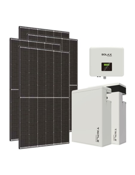 Monofase: vendita all'ingrosso Kit fotovoltaico monofase 8100W inverter 7.5kW batteria al litio 11.6KWh T-BAT-H5.8 Solax Power