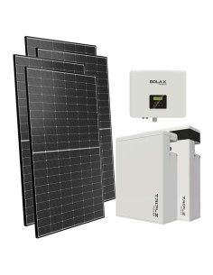 Monofase: vendita all'ingrosso Kit fotovoltaico monofase 7500W inverter 7.5kW batteria al litio 11.6KWh T-BAT-H5.8 Solax Power