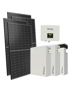 Monofase: vendita all'ingrosso Kit fotovoltaico monofase 7500W inverter 7.5kW batteria al litio 17.4KWh T-BAT-H5.8 Solax Power