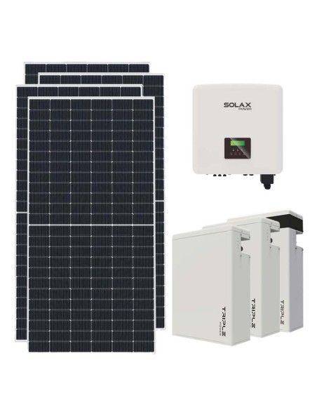Three-phase photovoltaic kit 10530W 10kW inverter 17.4KWh lithium battery T-BAT-H5.8 Solax Power