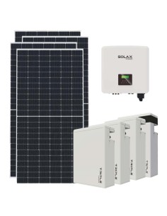 Three-phase photovoltaic kit 10530W 10kW inverter 23.2KWh lithium battery T-BAT-H5.8 Solax Power