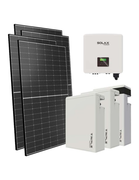 Three-phase photovoltaic kit 10000W 10kW inverter 17.4KWh lithium battery T-BAT-H5.8 Solax Power