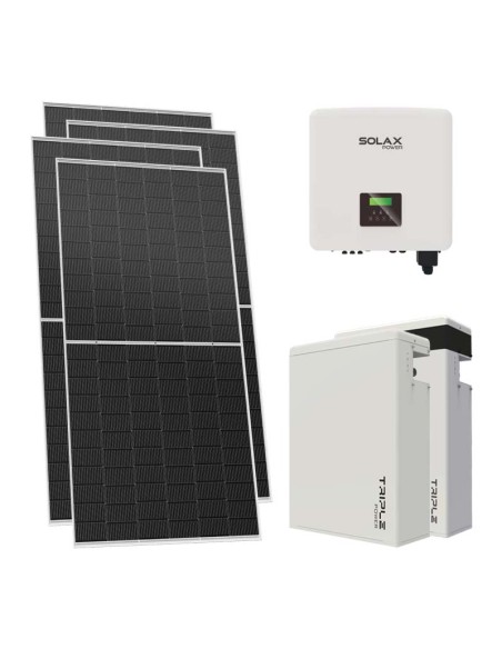 Trifase: vendita all'ingrosso Kit fotovoltaico trifase 11160W inverter 10kW batteria al litio 11.6KWh T-BAT-H5.8 Solax Power