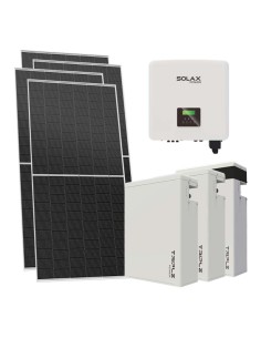 Three-phase photovoltaic kit 11160W 10kW inverter 17.4KWh lithium battery T-BAT-H5.8 Solax Power