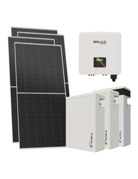 Trifase: vendita all'ingrosso Kit fotovoltaico trifase 11160W inverter 10kW batteria al litio 17.4KWh T-BAT-H5.8 Solax Power