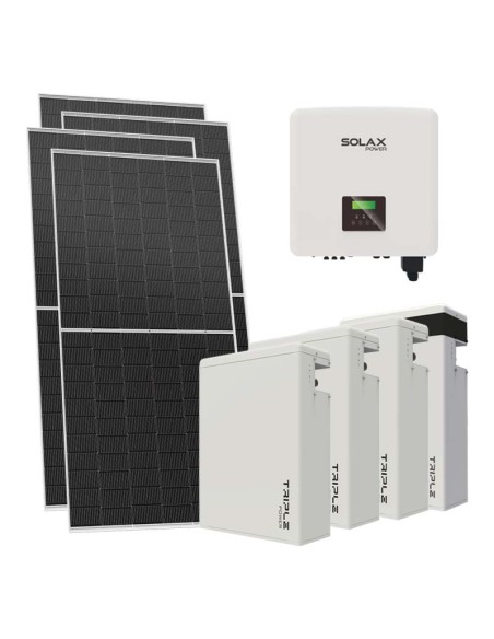 Trifase: vendita all'ingrosso Kit fotovoltaico trifase 11160W inverter 10kW batteria al litio 23.2KWh T-BAT-H5.8 Solax Power