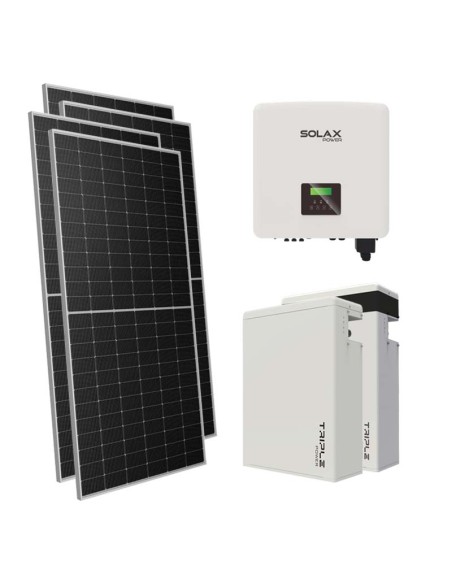 Trifase: vendita all'ingrosso Kit fotovoltaico trifase 10710W inverter 10kW batteria al litio 11.6KWh T-BAT-H5.8 Solax Power