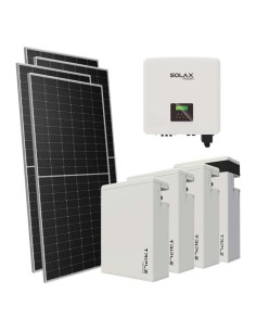 Trifase: vendita all'ingrosso Kit fotovoltaico trifase 10710W inverter 10kW batteria al litio 23.2KWh T-BAT-H5.8 Solax Power