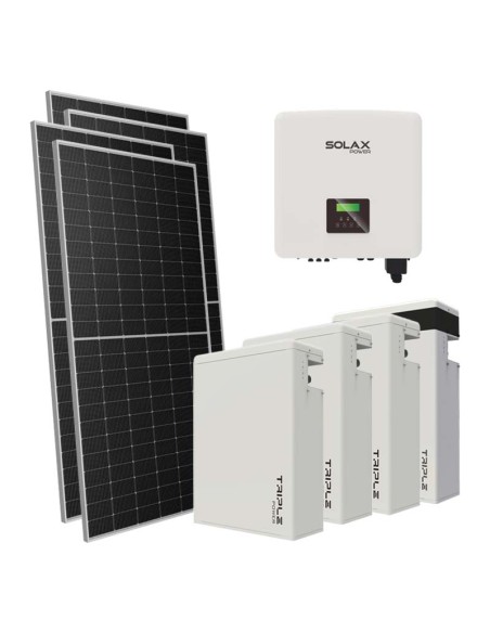 Trifase: vendita all'ingrosso Kit fotovoltaico trifase 10710W inverter 10kW batteria al litio 23.2KWh T-BAT-H5.8 Solax Power