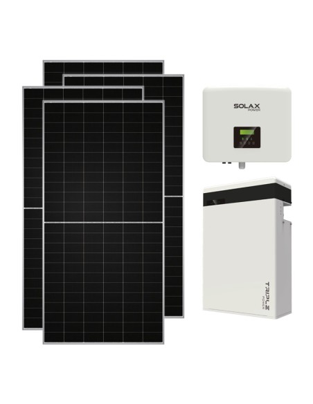Single phase photovoltaic kit 8260W 7.5kW inverter 5.8KWh lithium battery T-BAT-H5.8 Solax Power