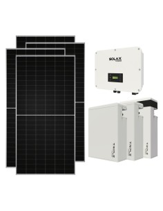 Trifase: vendita all'ingrosso Kit fotovoltaico trifase 20060W inverter 20kW batteria al litio 17.4KWh T-BAT-H5.8 Solax Power