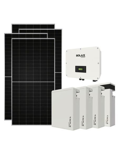 Trifase: vendita all'ingrosso Kit fotovoltaico trifase 20060W inverter 20kW batteria al litio 23.2KWh T-BAT-H5.8 Solax Power