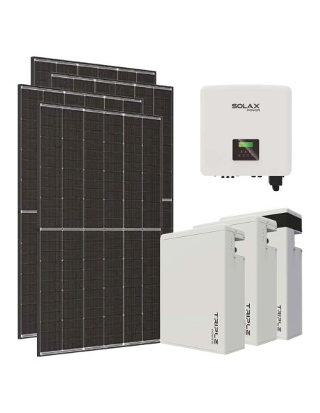 Trifase: vendita all'ingrosso Kit fotovoltaico trifase 10200W inverter 10kW batteria al litio 17.4KWh T-BAT-H5.8 Solax Power