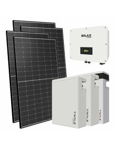 Three phase photovoltaic kit 20700W 20kW inverter 17.4KWh lithium battery T-BAT-H5.8 Solax Power