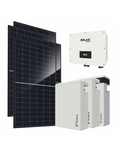 Trifase: vendita all'ingrosso Kit fotovoltaico trifase 20240W inverter 20kW batteria al litio 17.4KWh T-BAT-H5.8 Solax Power