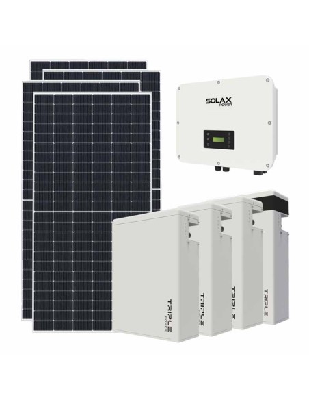 Three phase photovoltaic kit 21060W 20kW inverter 23.2KWh lithium battery T-BAT-H5.8 Solax Power