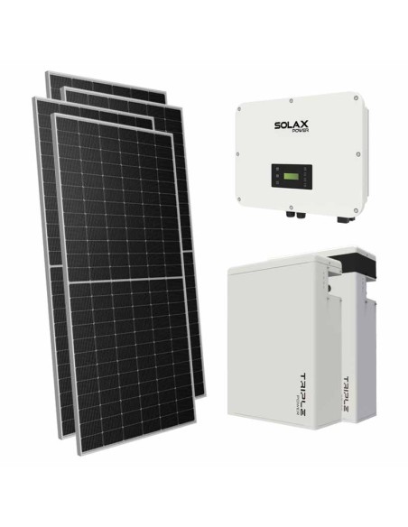 Trifase: vendita all'ingrosso Kit fotovoltaico trifase 20230W inverter 20kW batteria al litio 11.6KWh T-BAT-H5.8 Solax Power