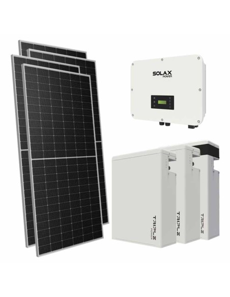 Three phase photovoltaic kit 20230W 20kW inverter 17.4KWh lithium battery T-BAT-H5.8 Solax Power