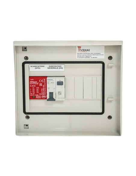 Quadri elettrici: vendita all'ingrosso Quadro AC monofase 1/3kW 16A 230V Icierre