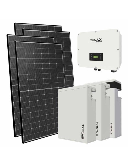 Trifase: vendita all'ingrosso Kit fotovoltaico trifase 20000W inverter 20kW batteria al litio 17.4KWh T-BAT-H5.8 Solax Power