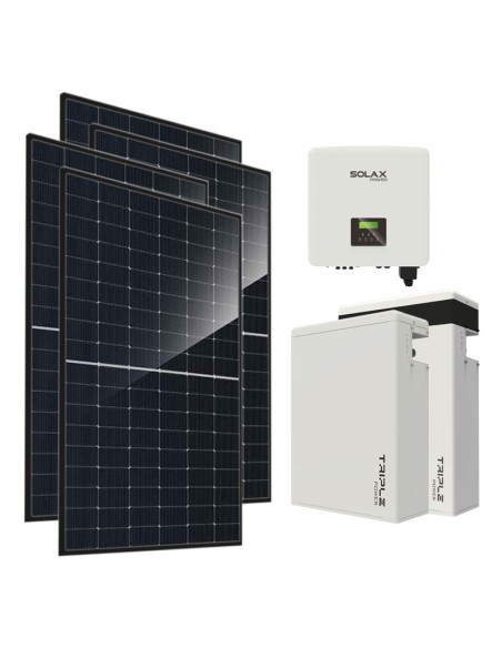 Trifase: vendita all'ingrosso Kit fotovoltaico trifase 10120W inverter 10kW batteria al litio 11.6KWh T-BAT-H5.8 Solax Power