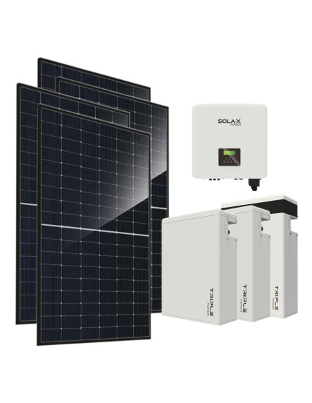Trifase: vendita all'ingrosso Kit fotovoltaico trifase 10120W inverter 10kW batteria al litio 17.4KWh T-BAT-H5.8 Solax Power