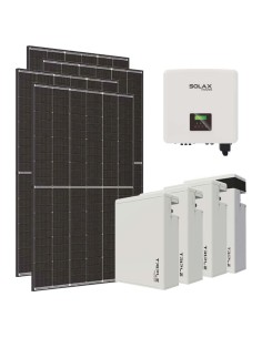 Trifase: vendita all'ingrosso Kit fotovoltaico trifase 10010W inverter 10kW batteria al litio 23.2KWh T-BAT-H5.8 Solax Power
