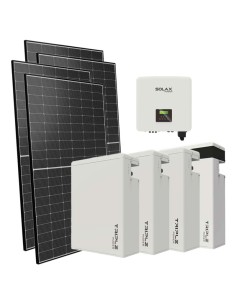 Three-phase photovoltaic kit 11700W 10kW inverter 23.2KWh lithium battery T-BAT-H5.8 Solax Power