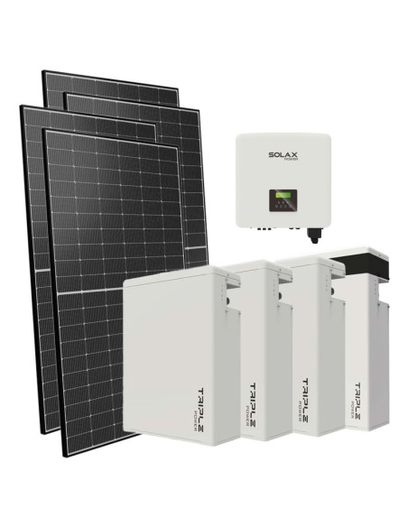 Trifase: vendita all'ingrosso Kit fotovoltaico trifase 11700W inverter 10kW batteria al litio 23.2KWh T-BAT-H5.8 Solax Power