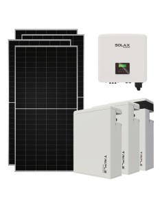 Trifase: vendita all'ingrosso Kit fotovoltaico trifase 10620W inverter 10kW batteria al litio 17.4KWh T-BAT-H5.8 Solax Power