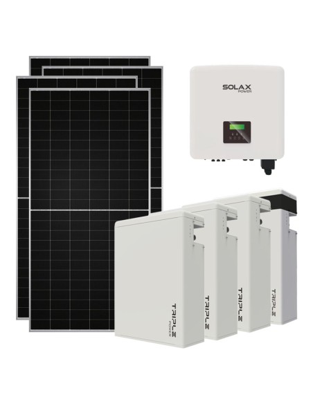 Trifase: vendita all'ingrosso Kit fotovoltaico trifase 10620W inverter 10kW batteria al litio 23.2KWh T-BAT-H5.8 Solax Power