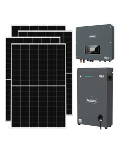 Monofase: vendita all'ingrosso Kit fotovoltaico monofase 3640W inverter 3kW batteria al litio 5.1kWh LV ZSX5000 S Zucchetti