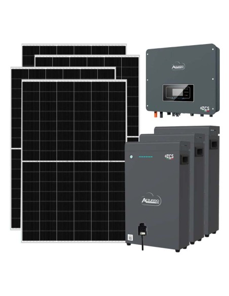 Single-phase photovoltaic kit 6825W 6kW inverter 15.3kWh lithium battery LV ZSX5000 S Zucchetti