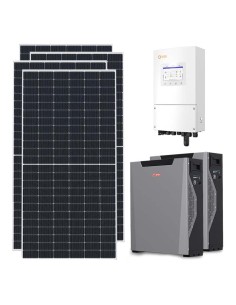 Single-phase photovoltaic kit 8190W 8kW Solis inverter 10.7kWh Weco 5k3 XP lithium battery