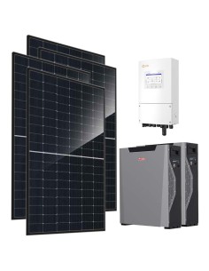 Single-phase photovoltaic kit 8280W 8kW inverter 10.7kWh Weco 5k3 XP lithium battery Solis