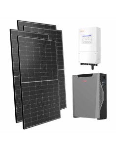 Monofase: vendita all'ingrosso Kit fotovoltaico monofase 8000W inverter 8kW batteria al litio 5.3kWh Weco 5k3 XP Solis