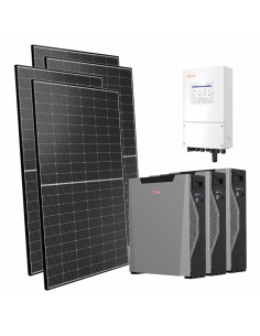Single-phase photovoltaic kit 8000W 8kW inverter 16.1kWh Weco 5k3 XP lithium battery Solis