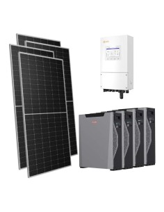 Monofase: vendita all'ingrosso Kit fotovoltaico monofase 8330W inverter 8kW batteria al litio 21.4kWh Weco 5k3 XP Solis