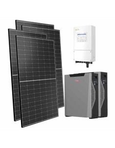 Monofase: vendita all'ingrosso Kit fotovoltaico monofase 8100W inverter 8kW batteria al litio 10.7kWh Weco 5k3 XP Solis