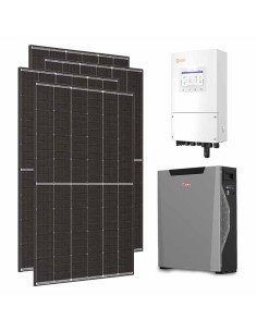 Single-phase photovoltaic kit 8550W 8kW Solis inverter 5.3kWh Weco 5k3 XP lithium battery