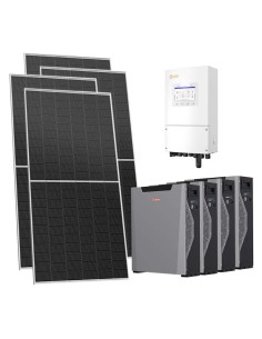 Single-phase photovoltaic kit 8680W 8kW inverter 21.4kWh Weco 5k3 XP lithium battery Solis
