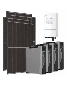Single-phase photovoltaic kit 8550W 8kW Solis inverter 21.4kWh Weco 5k3 XP lithium battery