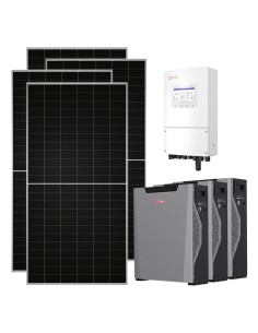 Single-phase photovoltaic kit 8260W 8kW inverter 16.1kWh Weco 5k3 XP lithium battery Solis