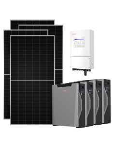 Monofase: vendita all'ingrosso Kit fotovoltaico monofase 8260W inverter 8kW batteria al litio 21.4kWh Weco 5k3 XP Solis