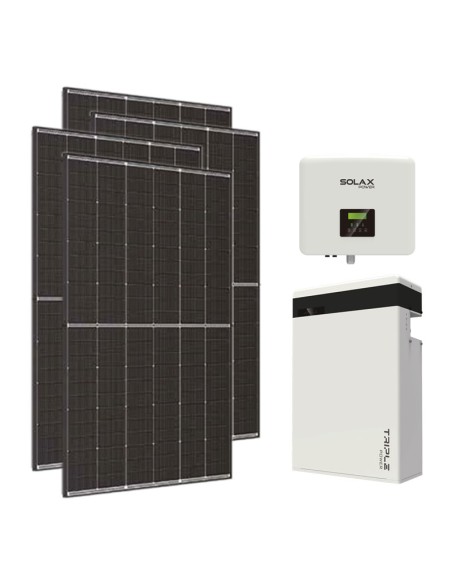 Single phase photovoltaic kit 8160W 7.5kW inverter 5.8KWh lithium battery T-BAT-H5.8 Solax Power
