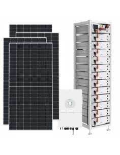 Three-phase photovoltaic kit 21060W 20kW inverter 20.48kWh lithium BOS-G Deye