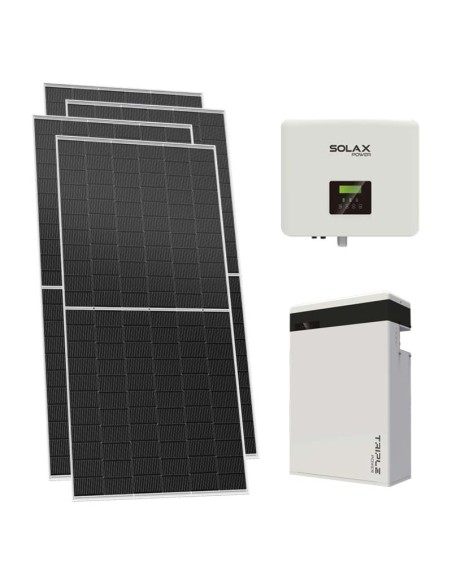 Single phase photovoltaic kit 8680W 7.5kW inverter 5.8KWh lithium battery T-BAT-H5.8 Solax Power