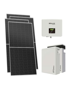 Single phase photovoltaic kit 8680W 7.5kW inverter 11.6KWh lithium battery T-BAT-H5.8 Solax Power