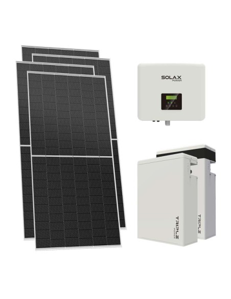 Single phase photovoltaic kit 8680W 7.5kW inverter 11.6KWh lithium battery T-BAT-H5.8 Solax Power